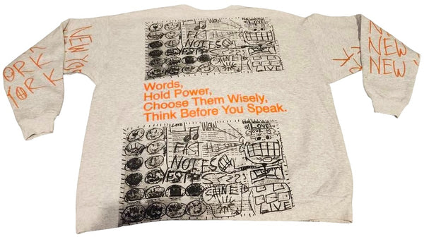 Words Hold Power Crewneck (Size 2XL)