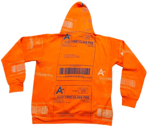 Positive Shipping Label Hoodie (Size XL)