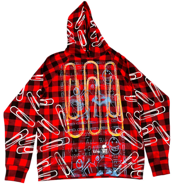 Lucha Paperclips Hoodie (Size Medium)