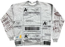 Load image into Gallery viewer, Positive Shipping Label Crewneck (Size Large)
