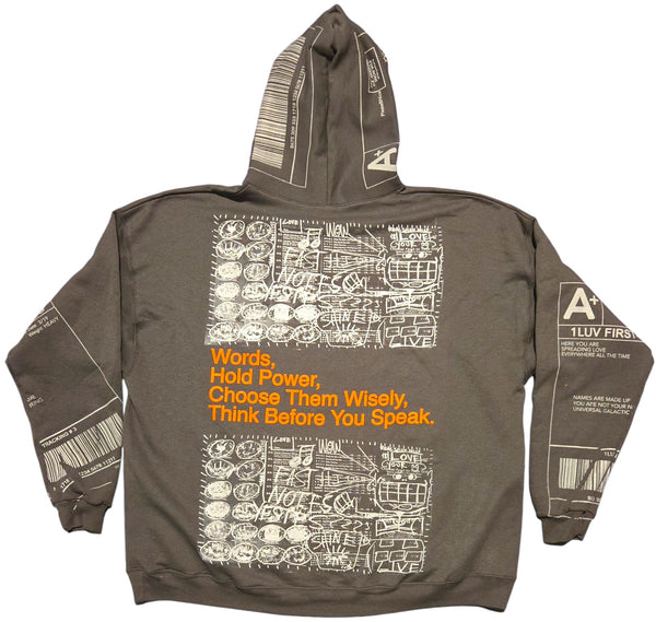 Words Hold Power Hoodie (Size 3XL)