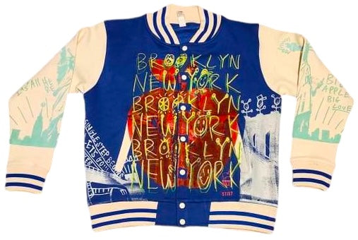 Brooklyn Deep Roots Varsity Jacket (Size Medium)