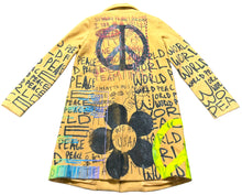 Load image into Gallery viewer, World Peace Trench Coat (Size Small)
