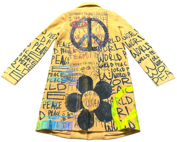 World Peace Trench Coat (Size Small)