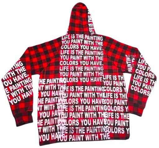 Life Is The Painting You Hoodie (Size XL)