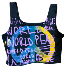 Load image into Gallery viewer, World Peace Crop Top (Size Large)
