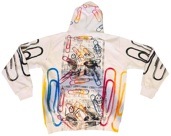 Lucha Paperclips Hoodie (Size Large)