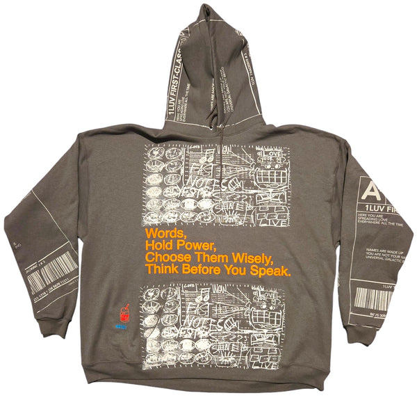 Words Hold Power Hoodie (Size 3XL)