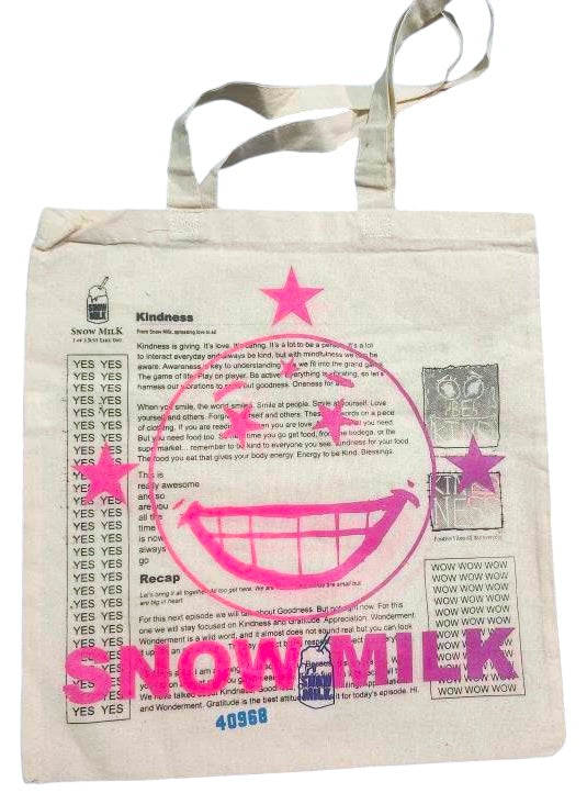 Snow Milk Kindness Tote