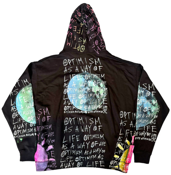 Optimism As A Way Of Life Hoodie (Size 4XL)