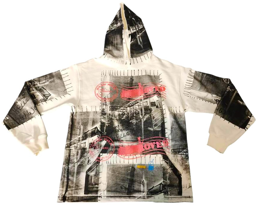 Stamp To All 12oz Hoodie (Size Medium)