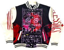 Load image into Gallery viewer, Snow Milk Kindness Blessings Varsity Jacket (Size XLarge)
