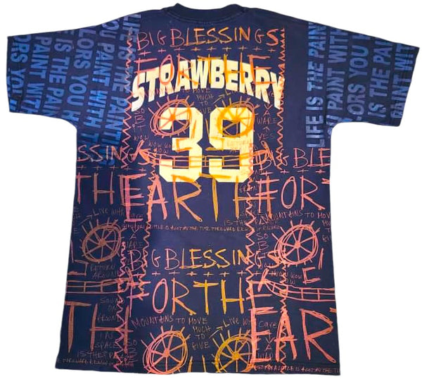 Darryl Strawberry X Snow Milk Tee Jersey (Size Medium)