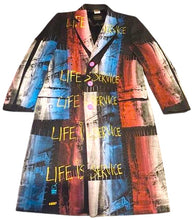 Load image into Gallery viewer, Life Is Service Custom Overcoat (Size Medium)
