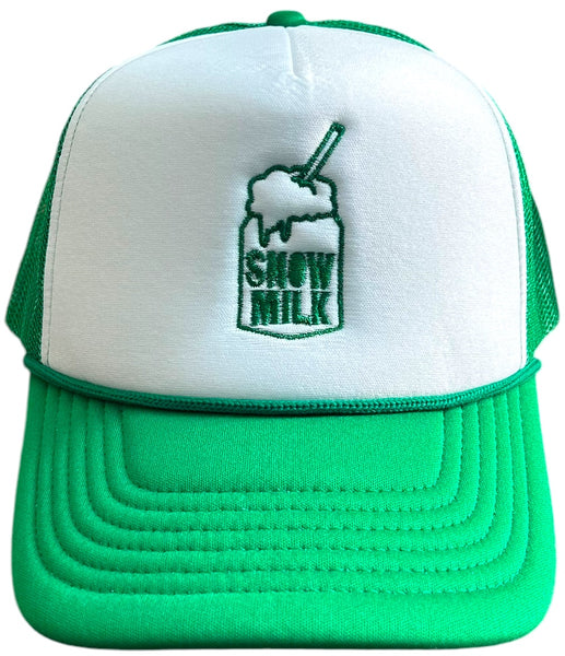 Snow Milk Foam Mesh-Back Trucker Hat