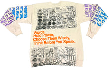 Load image into Gallery viewer, Words Hold Power Crewneck (Size S)
