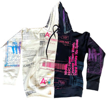 Load image into Gallery viewer, Positive Shipping Label Split Color Hoodie (Size XL)
