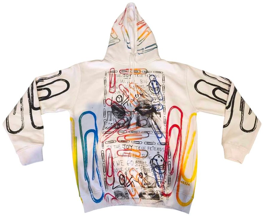 Lucha Paperclips Hoodie (Size Large)