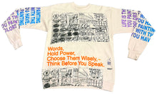 Load image into Gallery viewer, Words Hold Power Crewneck (Size S)
