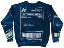 Load image into Gallery viewer, Positive Shipping Label Crewneck (Size Youth Medium)

