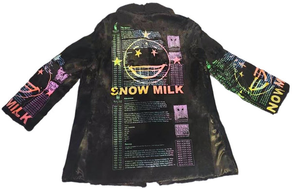 Snow Milk Kindness Vintage Coat (Size Women's Small)