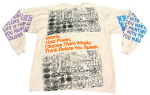 Load image into Gallery viewer, Words Hold Power Crewneck (Size L)
