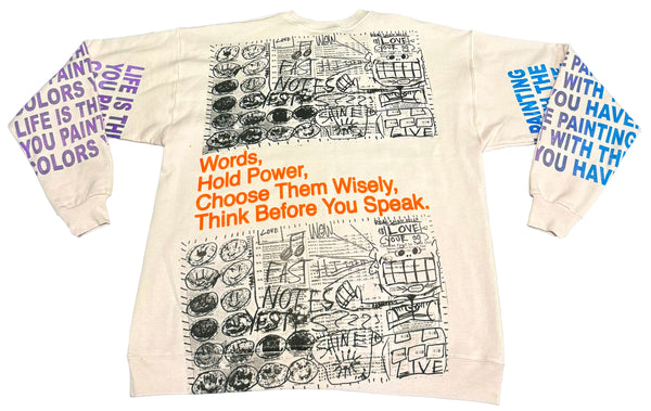 Words Hold Power Crewneck (Size L)