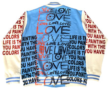 Load image into Gallery viewer, Love Love Love Varsity Jacket (Size Medium)
