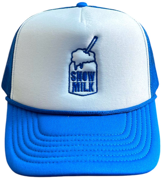 Snow Milk Foam Mesh-Back Trucker Hat