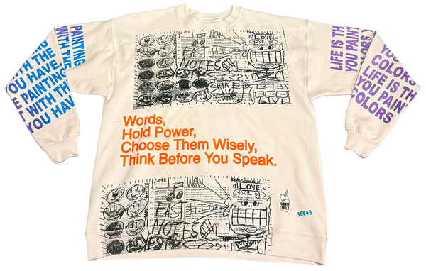 Words Hold Power Crewneck (Size L)