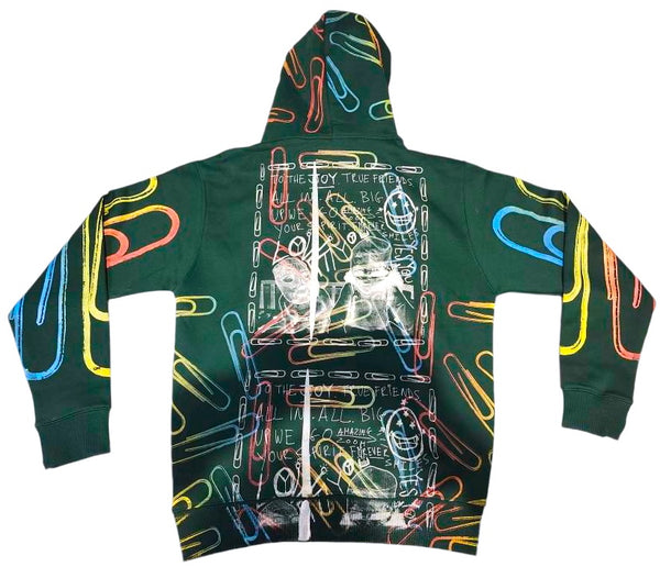 Lucha Paperclips Hoodie (Size Medium)