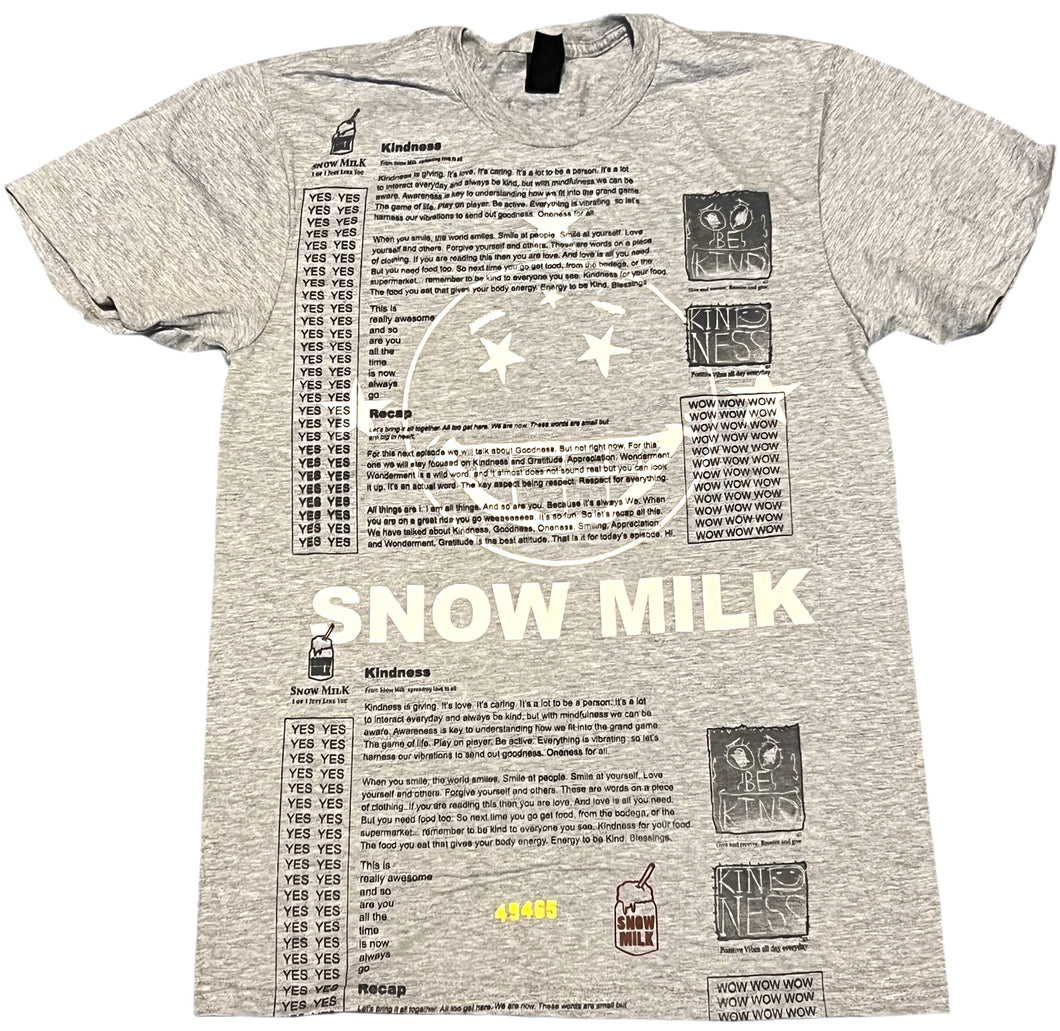 Snow Milk Kindness Tee (Size XS)