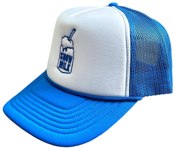 Snow Milk Foam Mesh-Back Trucker Hat