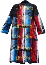 Load image into Gallery viewer, Life Is Service Custom Overcoat (Size Medium)
