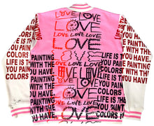 Load image into Gallery viewer, Love Love Love Varsity Jacket (Size Large)
