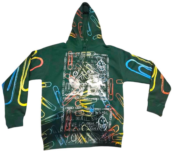 Lucha Paperclips Hoodie (Size Medium)