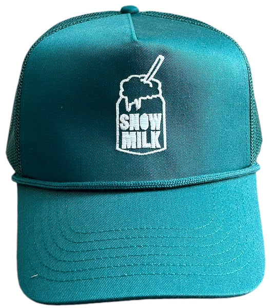 Snow Milk Five-Panel Trucker Hat