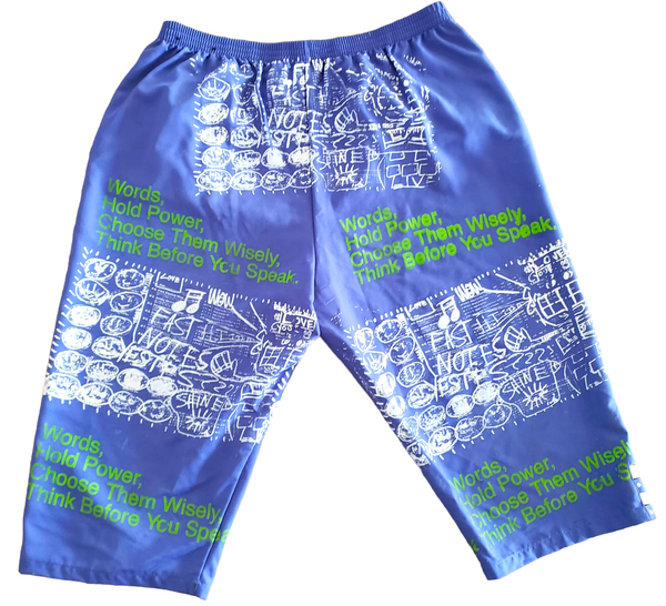 Words Hold Power Shorts (Size Women's 22W)