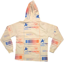 Load image into Gallery viewer, Positive Shipping Label 12oz Hoodie (Size Medium)
