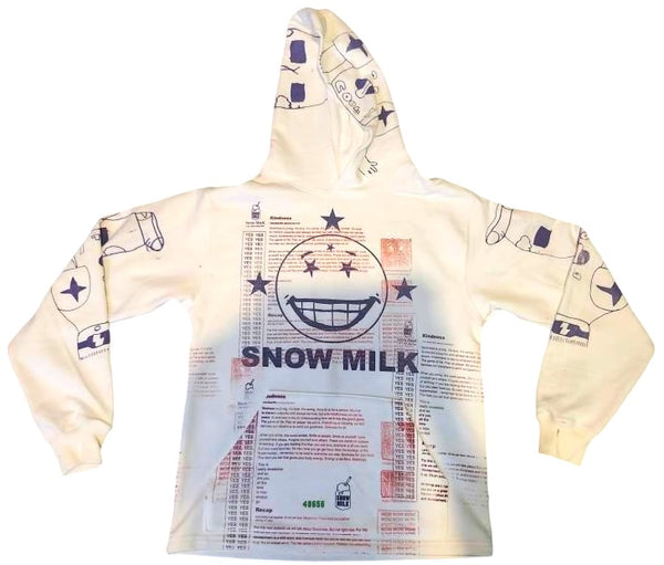 Snow Milk Kindness 12oz Hoodie (Size Small)