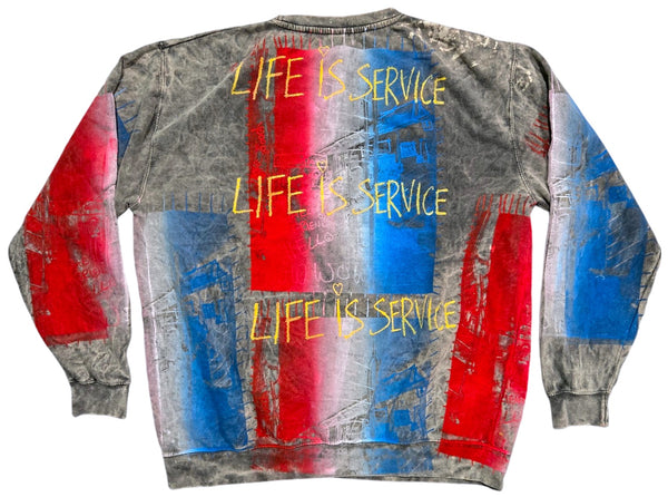 Life Is Service Crewneck (Size 2XL)