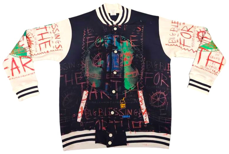 Earth Blessings Varsity Jacket (Size Medium)