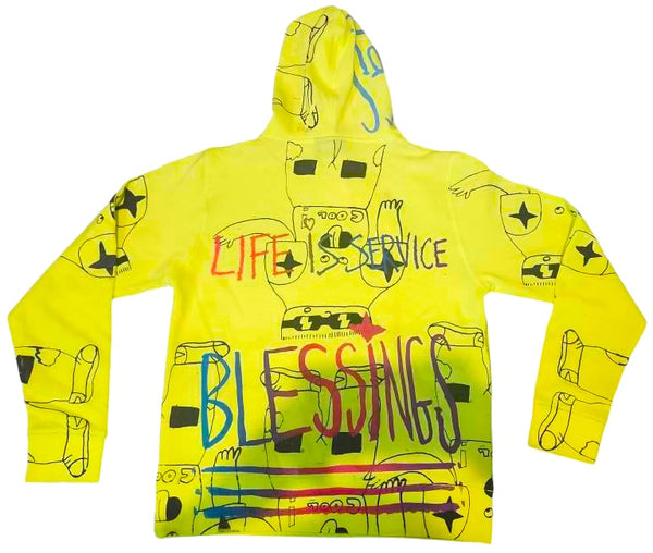 Life Is Service Hoodie (Size Small)