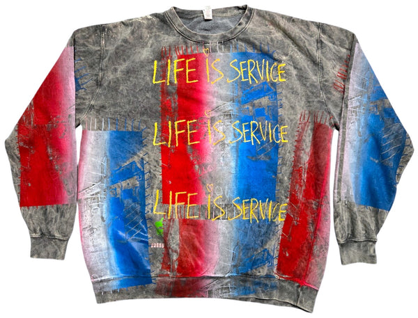 Life Is Service Crewneck (Size 2XL)