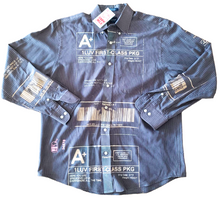 Load image into Gallery viewer, Positive Shipping Label Button Down (Size M15-15 &amp; 1/2)
