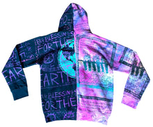 Load image into Gallery viewer, Enjoy Your Dreams Split Color Tie Dye Hoodie (Size M)
