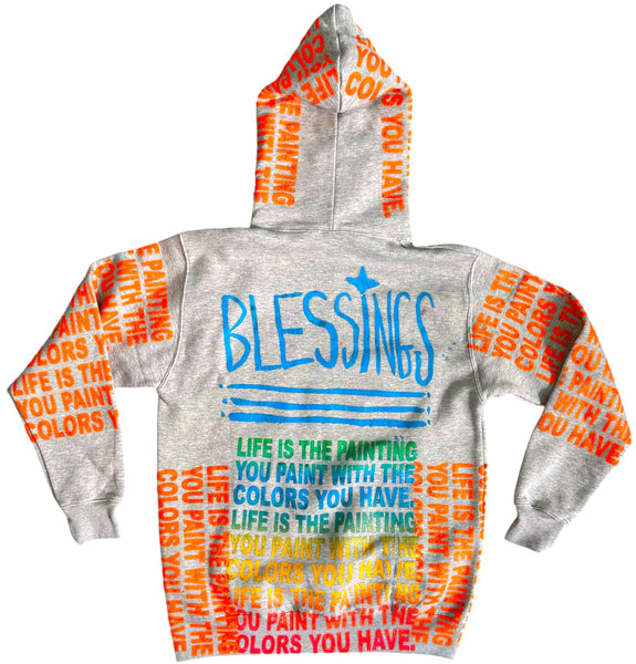 Life Is The Painting You Paint Hoodie (Size Large)