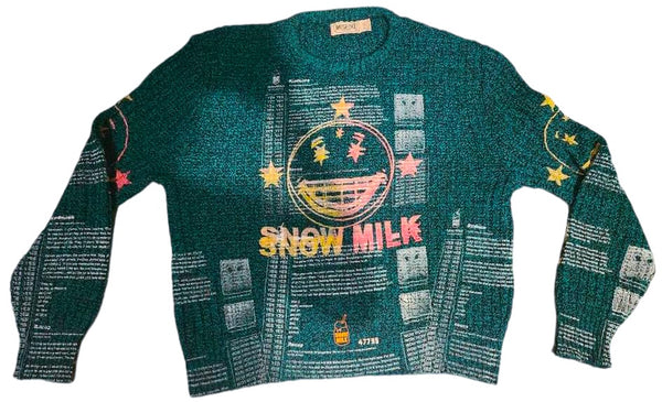 Snow Milk Kindness Vintage Crewneck (Size Large)