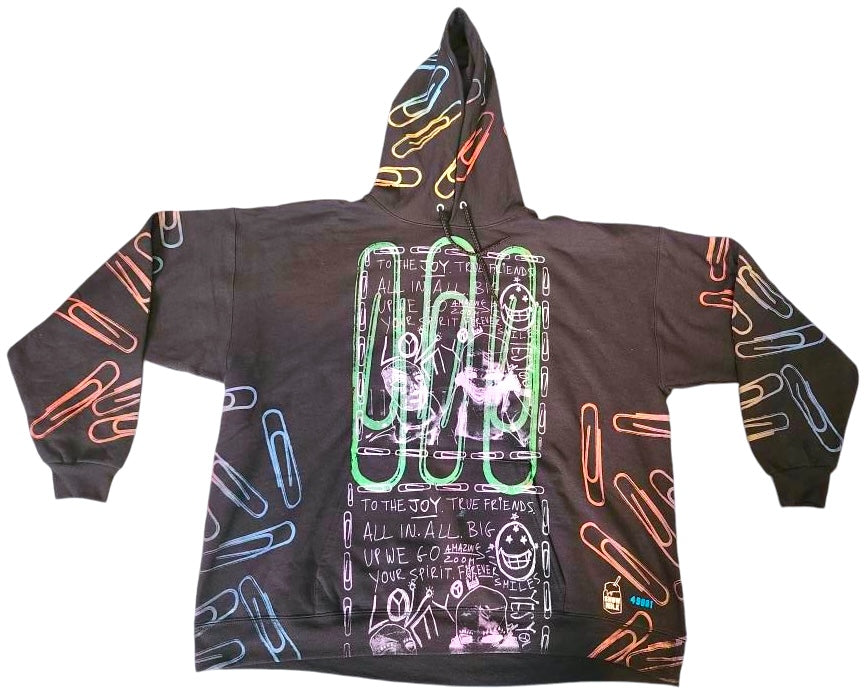 Lucha Paperclips Hoodie (Size 2XL)