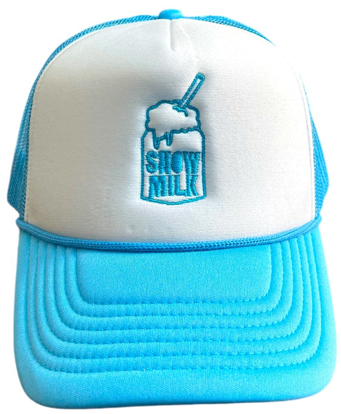 Snow Milk Foam Mesh-Back Trucker Hat